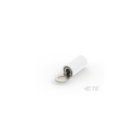 Te Connectivity Ring Terminal, #6 Stud Size, 14 AWG, 300 V, PTFE Insulated 50839-1